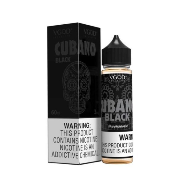 VGOD Cubano Black 60ml 3mg - Vape Vibes