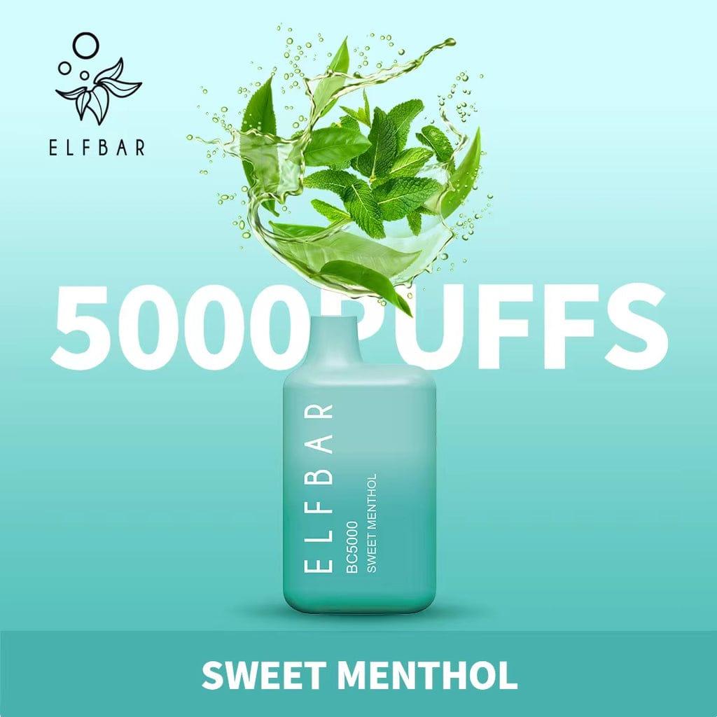 Elfbar Sweet Menthol 5000 Puffs 20mg - Vape Vibes