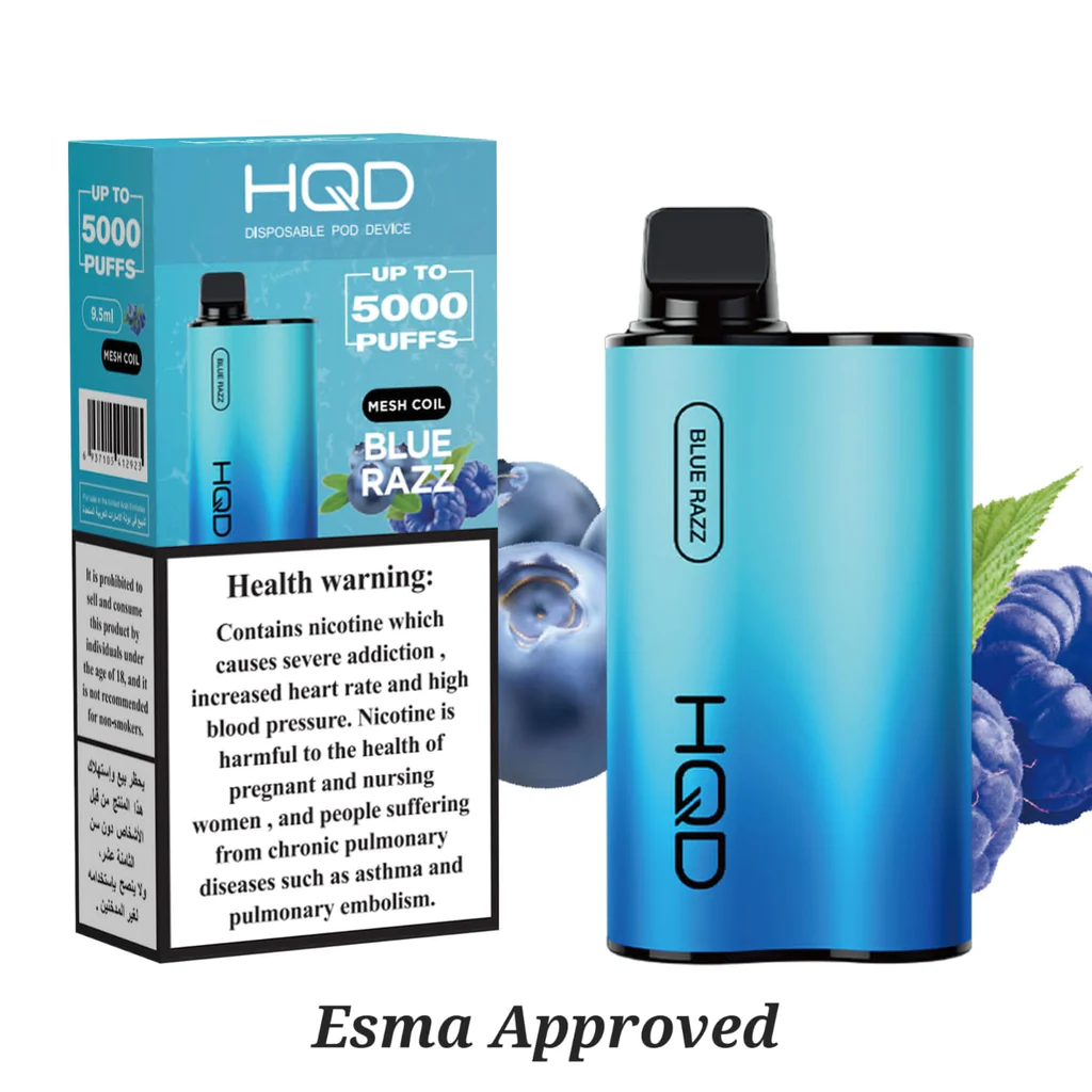 HQD Cuvie Ultimate Blue Razz 5000 puffs 20mg