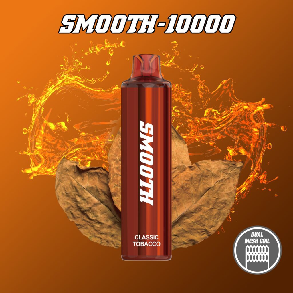 Smooth 10k Puffs Classic Tobacco - Genuine Quality